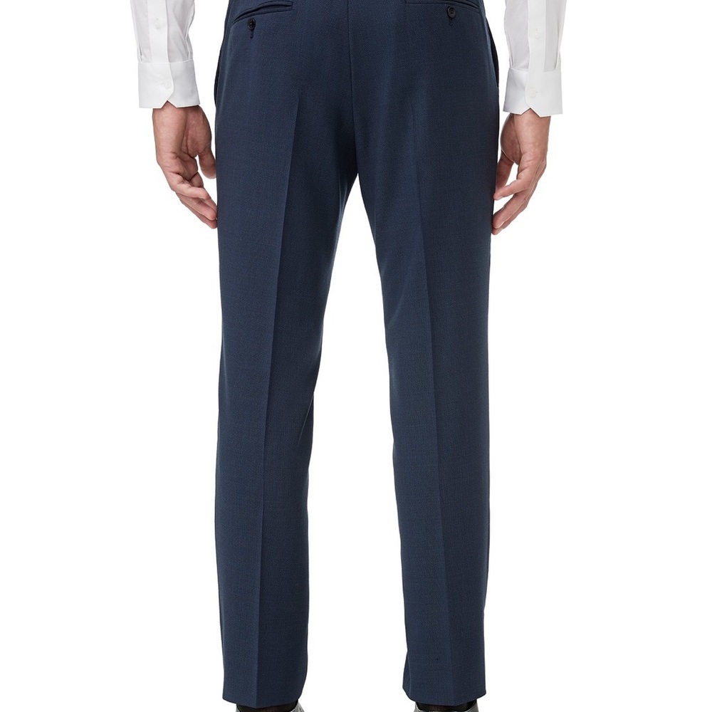 Armani Exchange Men's Slim-Fit Navy Birdseye
Suit Pants - Picture 7 of 10